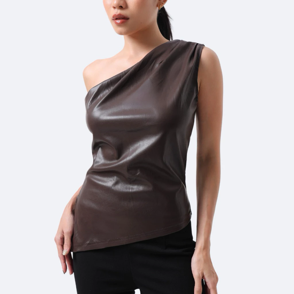 Nora Leather Top - Gambar 2